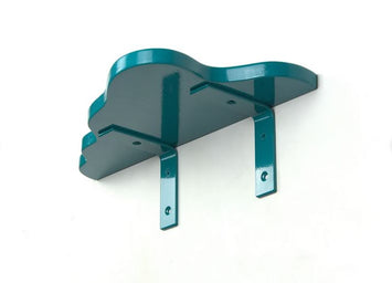 Torquoise Blue Wavy Floating Shelf- Unique And Modern Home & Office Decor