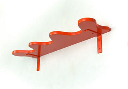 " Kartell Lovely Rita Red Wavy Wall Shelf -Modern , Chick Storage Solution"(8"D X 16" L)